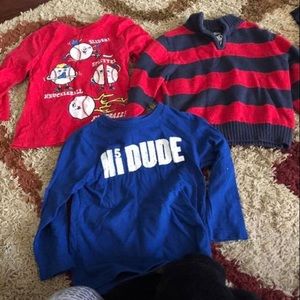 Bundle of 10 3T Long Sleeve Shirts